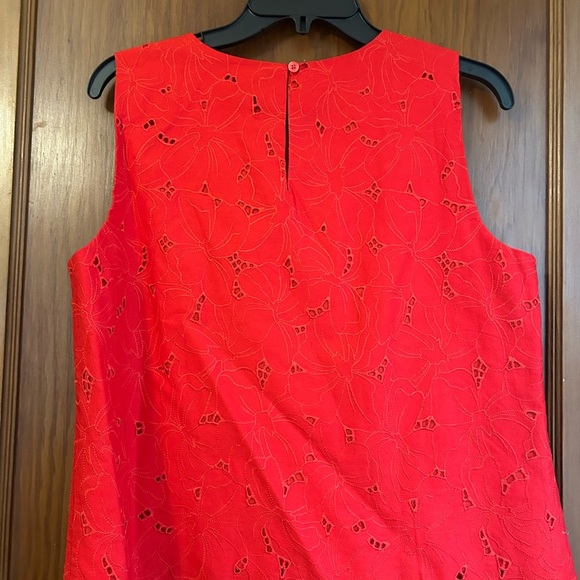 Talbots Red Sleeveless Women's Top - Picture 2 of 3
